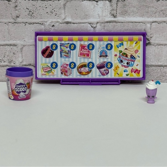 Shopkins Sweet Treat Truck Deluxe Replacement Menu Ice Cream Bucket Shake - Picture 1 of 8